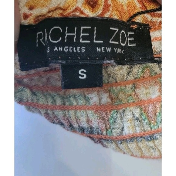 Rachel Zoe Maxi Skirt Womens Boho Tassel Abrastact Pull-On Elastic Waist Sz S - Picture 8 of 13